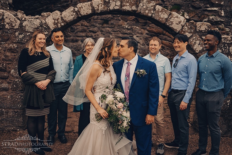 Dunnottar Castle elopement wedding Scotland