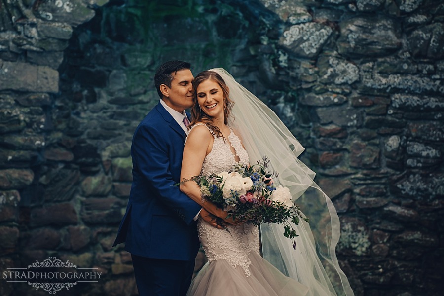 Dunnottar Castle elopement wedding Scotland