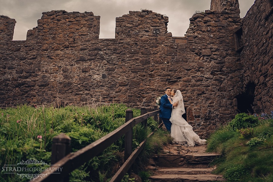 Dunnottar Castle elopement wedding Scotland