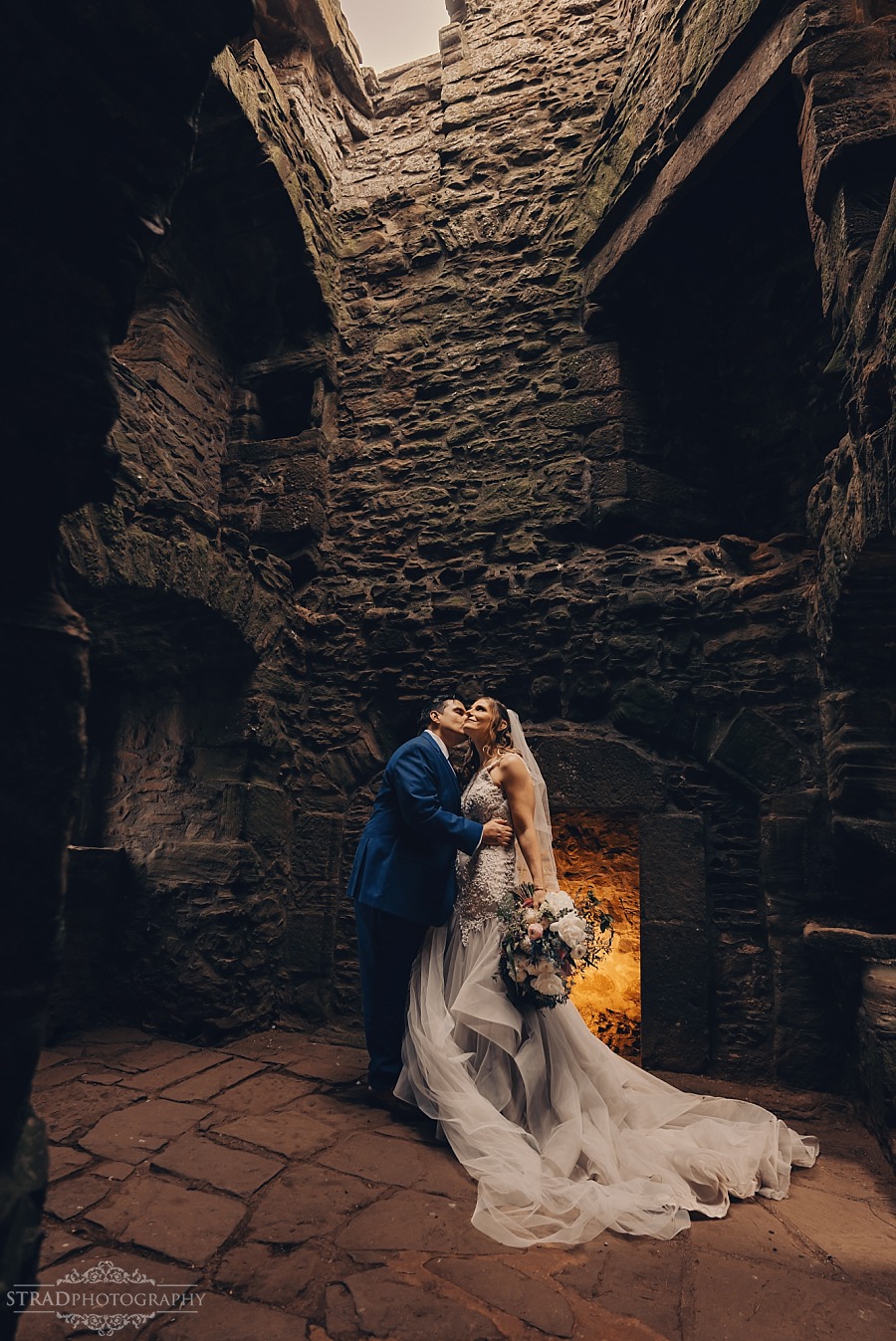 Dunnottar Castle elopement wedding Scotland