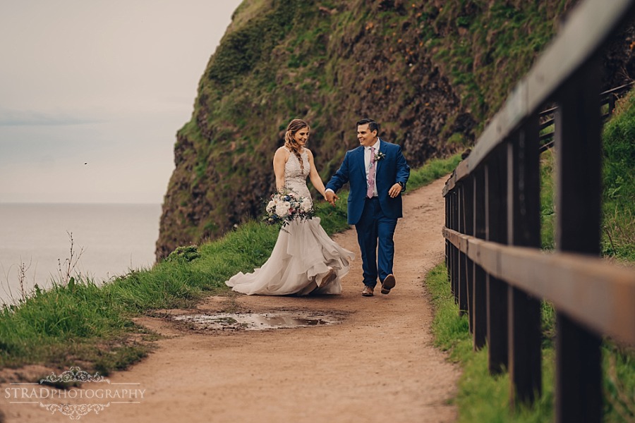 Dunnottar Castle elopement wedding Scotland