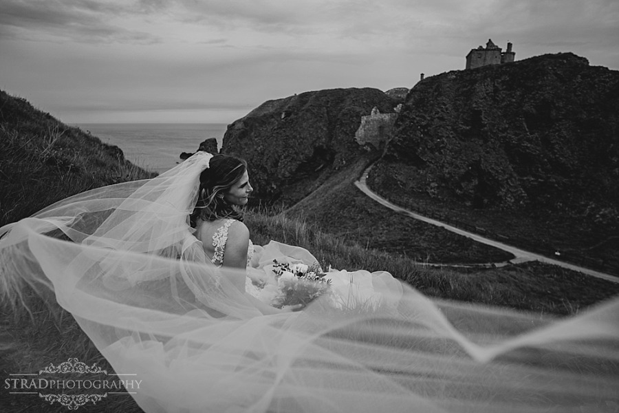 Dunnottar Castle elopement wedding Scotland