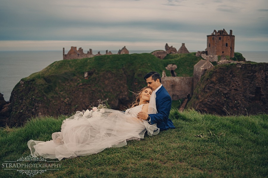 Dunnottar Castle elopement wedding Scotland