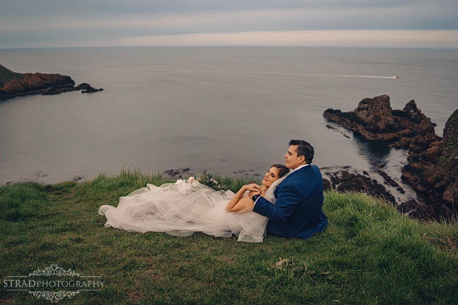 Dunnottar Castle elopement wedding Scotland