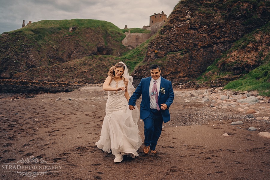 Dunnottar Castle elopement wedding Scotland