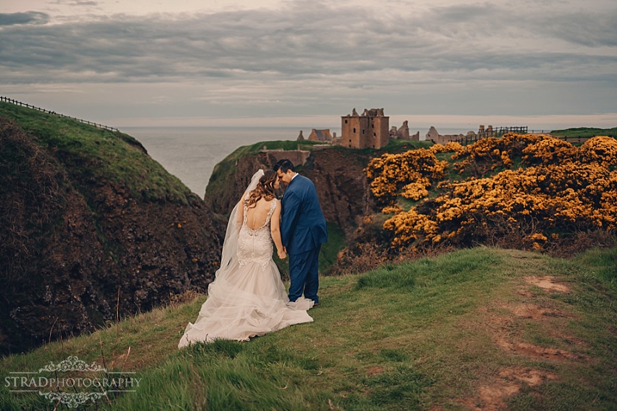 Dunnottar Castle elopement wedding Scotland
