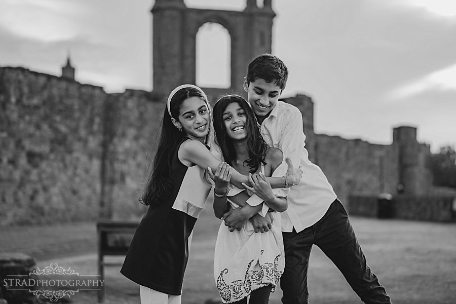 Family vacation photography in St Andrews Scotland