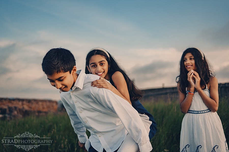 Family vacation photography in St Andrews Scotland