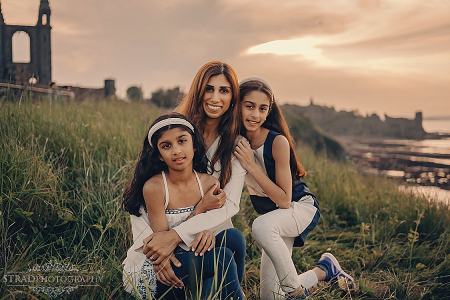 Family vacation photography in St Andrews Scotland
