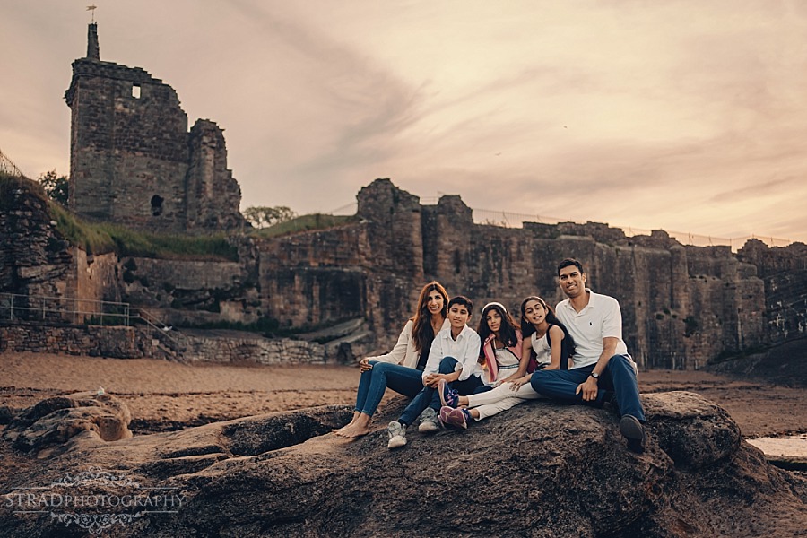 Family vacation photography in St Andrews Scotland