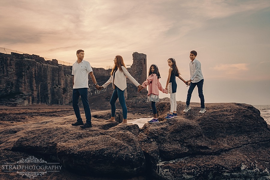 Family vacation photography in St Andrews Scotland