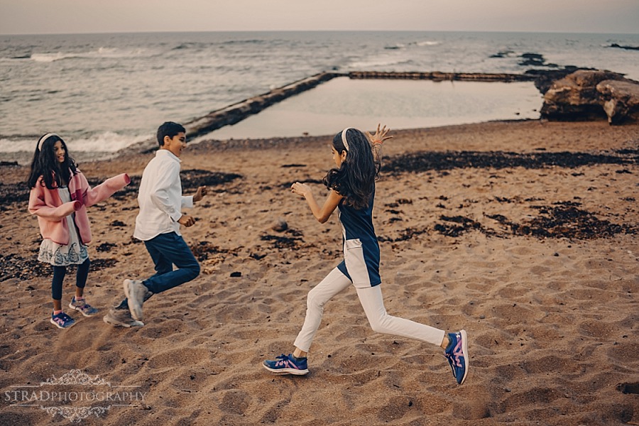 Family vacation photography in St Andrews Scotland