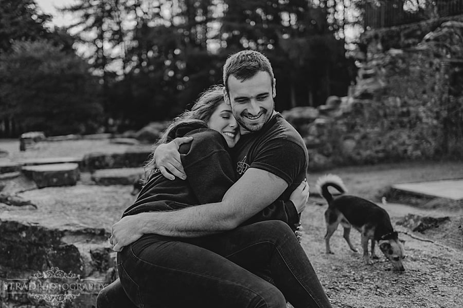 Couple with dogs photography Glasgow