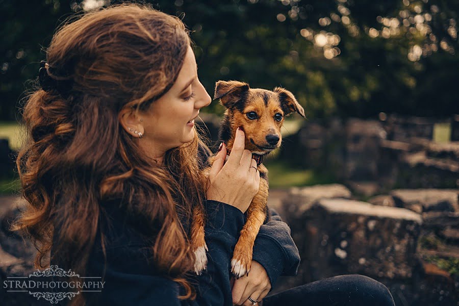Couple with dogs photography Glasgow