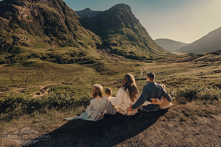 summer holiday family photography Scotland Glencoe