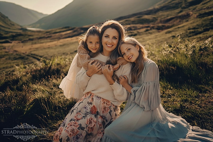 summer holiday family photography Scotland Glencoe