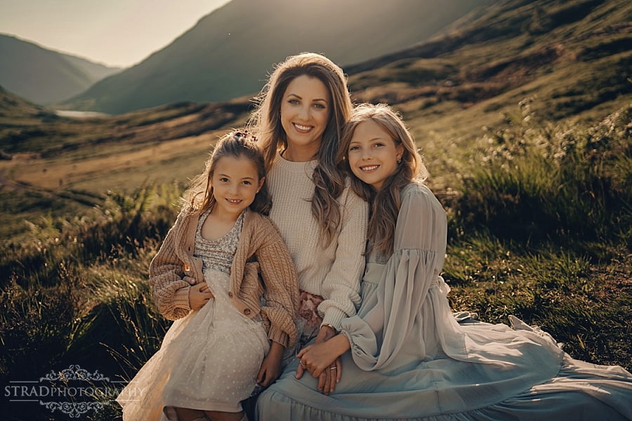 summer holiday family photography Scotland Glencoe