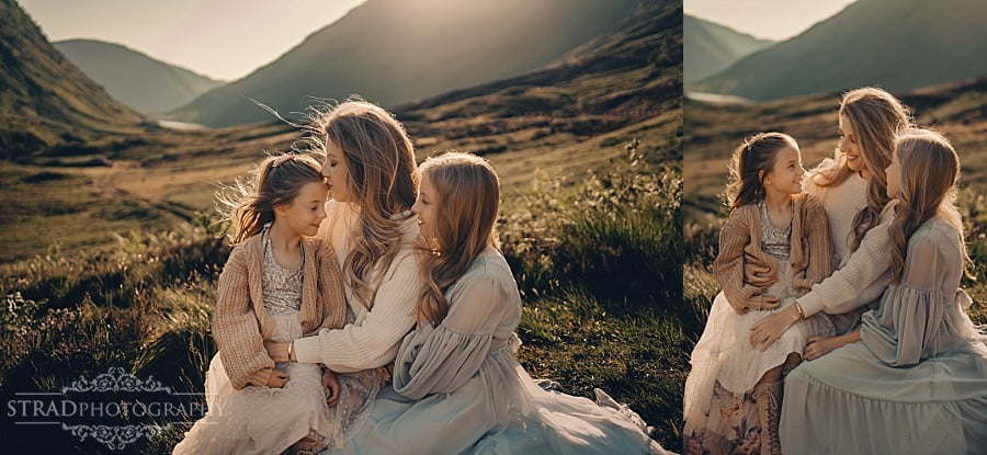 summer holiday family photography Scotland Glencoe