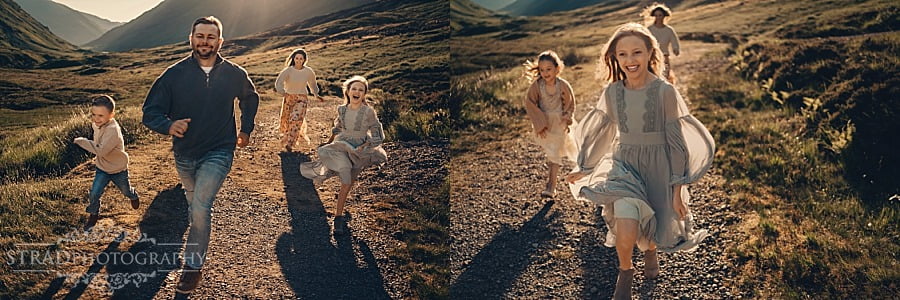 summer holiday family photography Scotland Glencoe