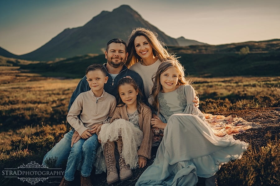 summer holiday family photography Scotland Glencoe