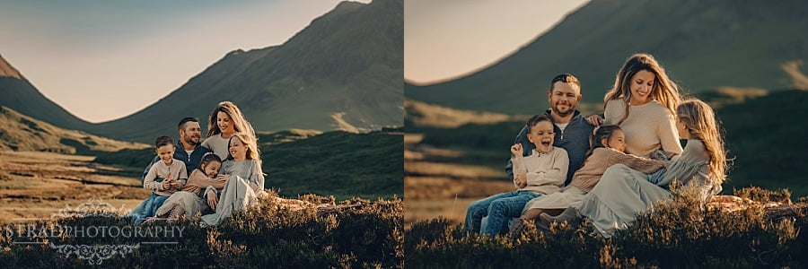 summer holiday family photography Scotland Glencoe