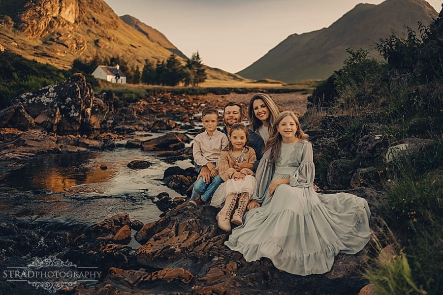 summer holiday family photography Scotland Glencoe