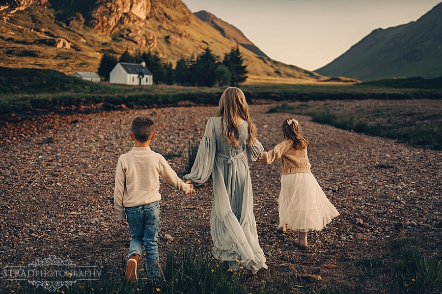 summer holiday family photography Scotland Glencoe