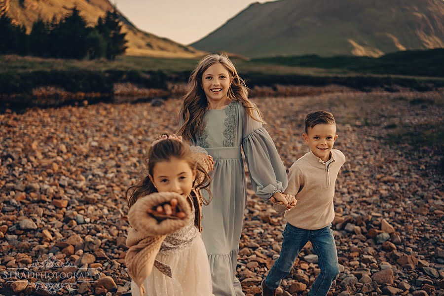 summer holiday family photography Scotland Glencoe