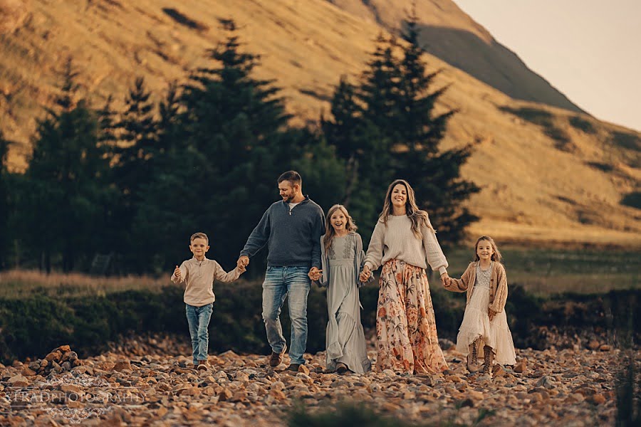 summer holiday family photography Scotland Glencoe