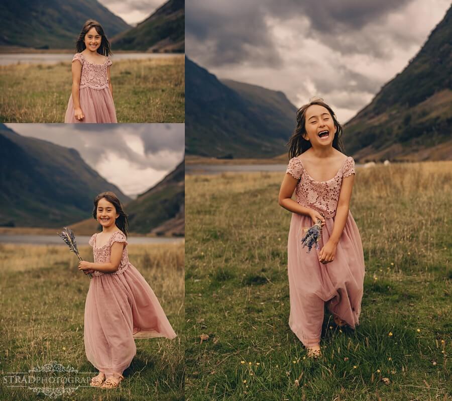 Loch Achtriochtan family photography in Glencoe