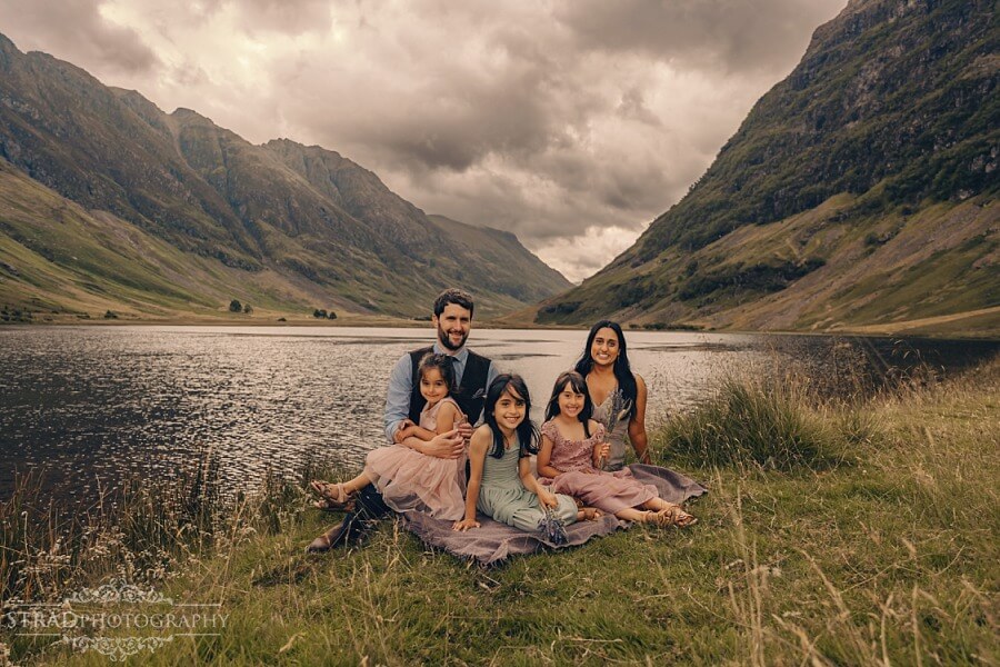 Loch Achtriochtan family photography in Glencoe