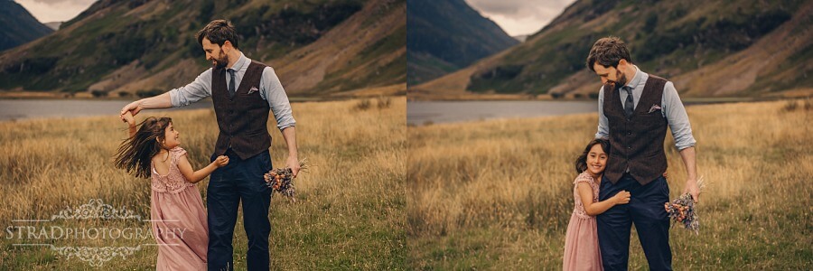 Loch Achtriochtan family photography in Glencoe