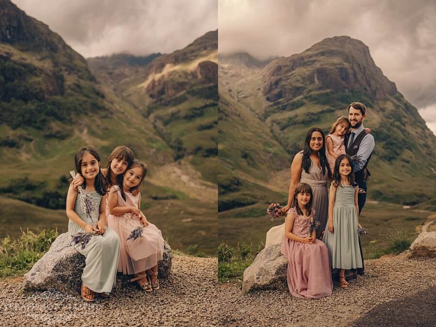 Loch Achtriochtan family photography in Glencoe