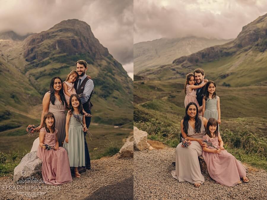 Loch Achtriochtan family photography in Glencoe
