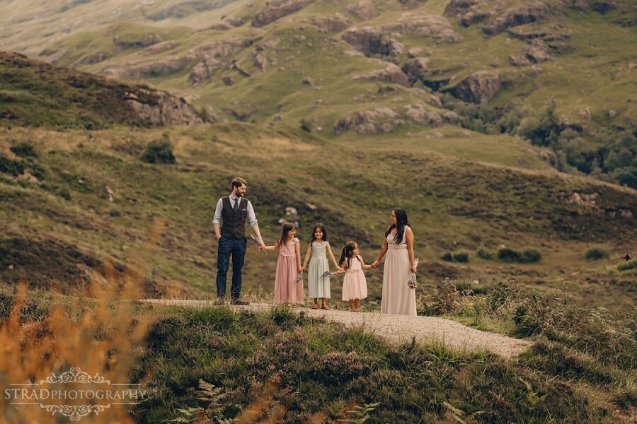 Loch Achtriochtan family photography in Glencoe