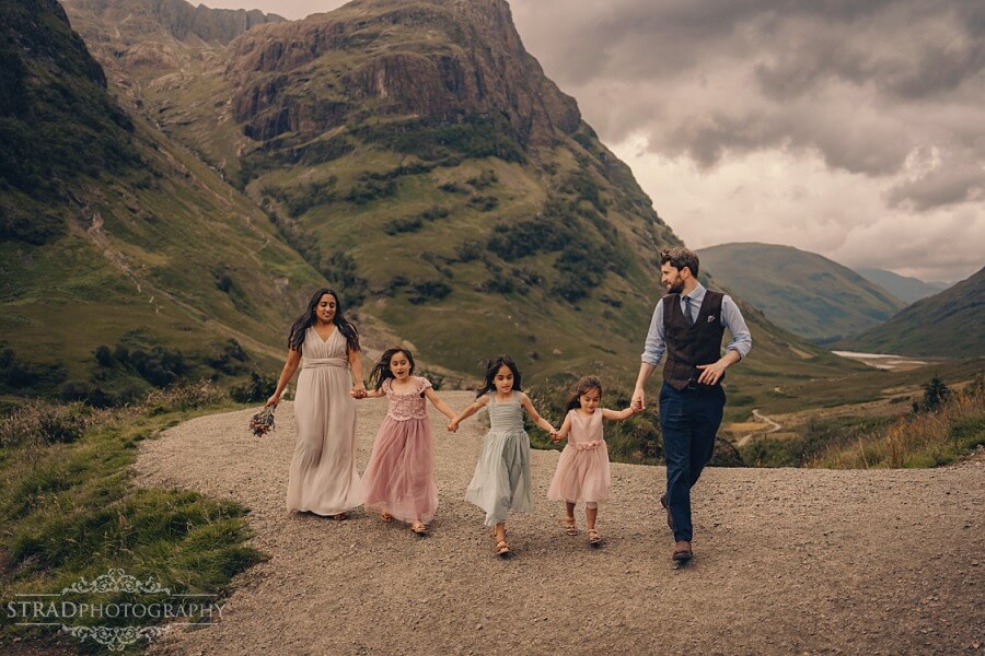Loch Achtriochtan family photography in Glencoe