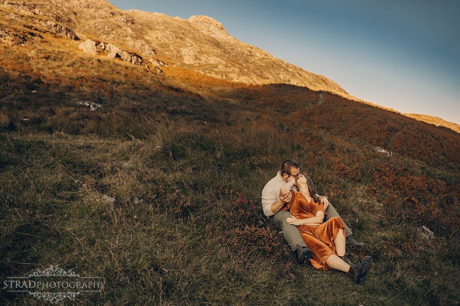 Summer Couple Photoshoot in Glencoe
