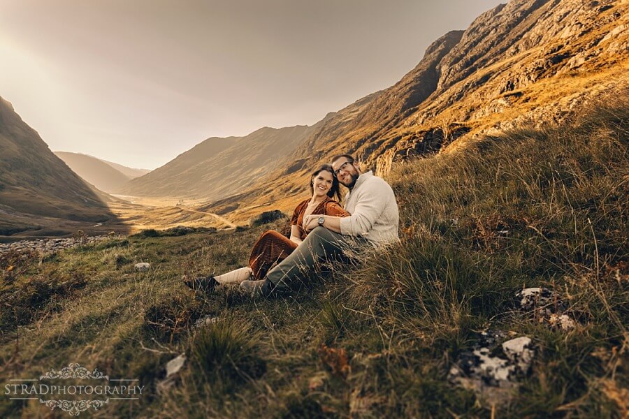 Summer Couple Photoshoot in Glencoe