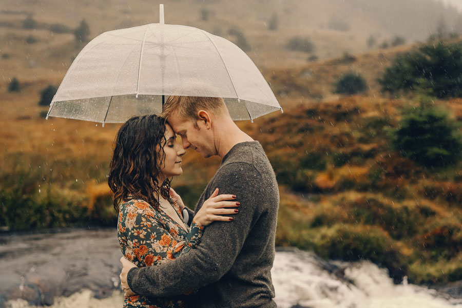Scotland photoshoots in bad weather
