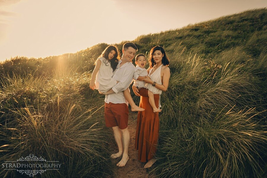 Irvine Beach Family Photoshoot in Scotland