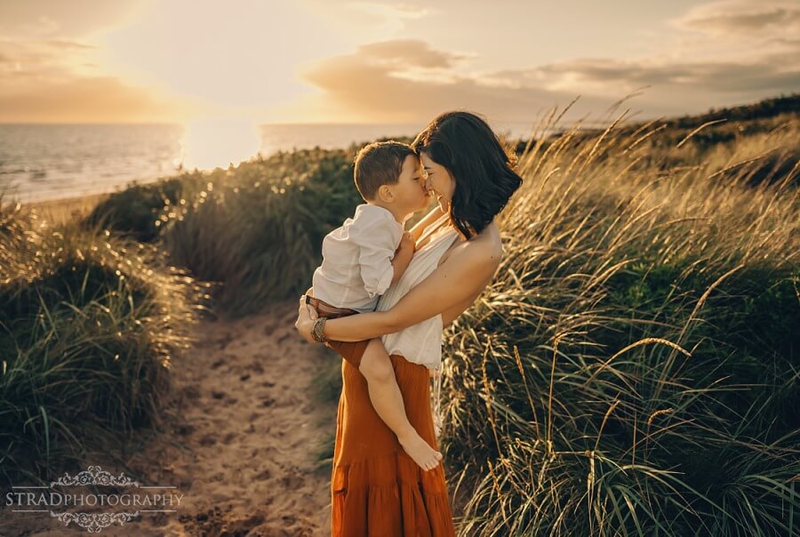 Irvine Beach Family Photoshoot in Scotland