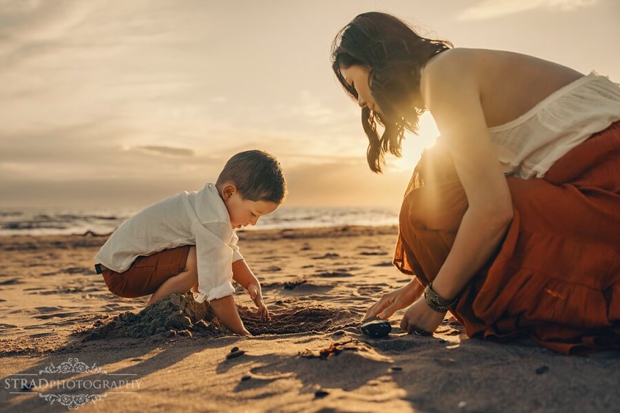 Irvine Beach Family Photoshoot in Scotland
