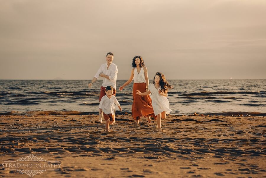 Irvine Beach Family Photoshoot in Scotland