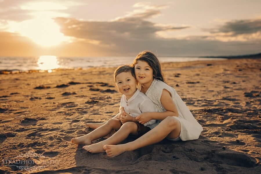 Irvine Beach Family Photoshoot in Scotland