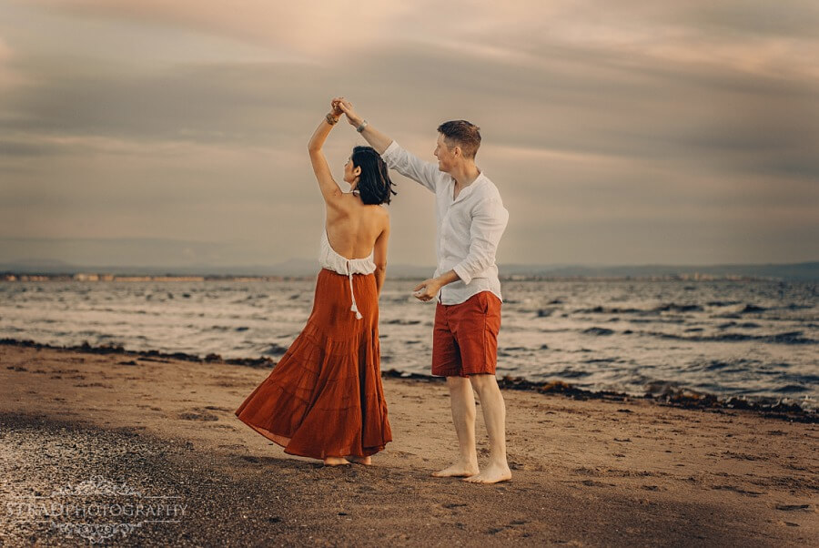 Irvine Beach Family Photoshoot in Scotland