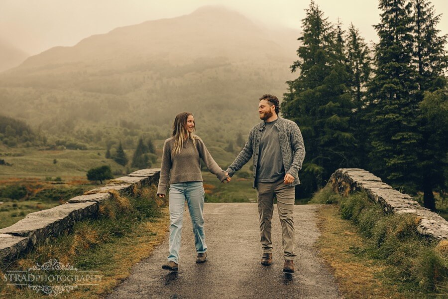 Rainy Scottish Highlands Proposal