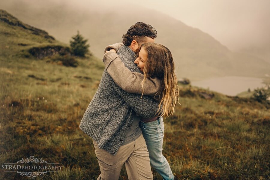 couple hugging